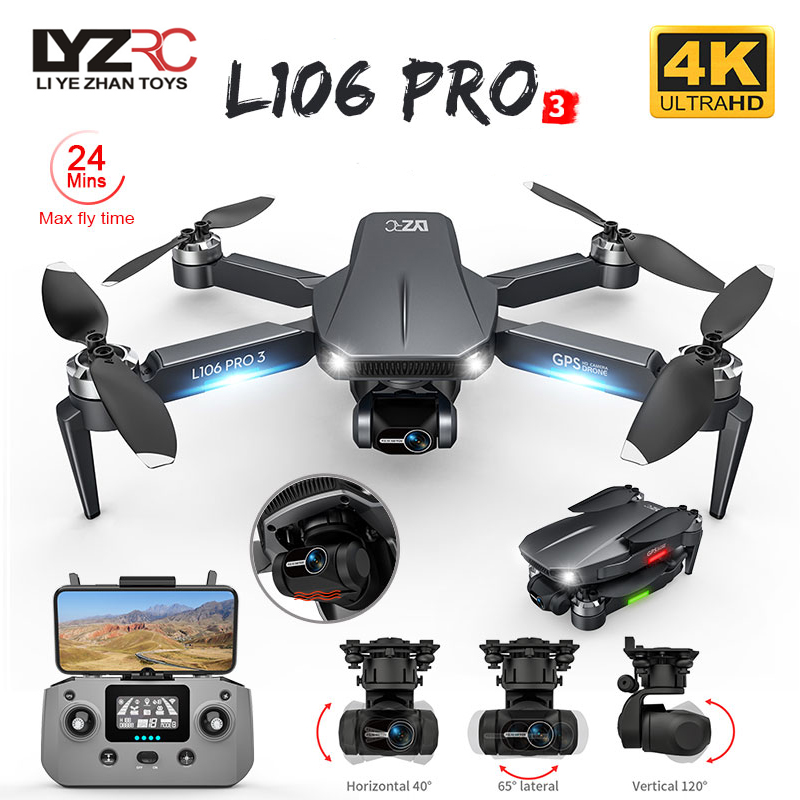 Fpv Drone Charger - L106 Pro 3 Дрон 5G WIFI