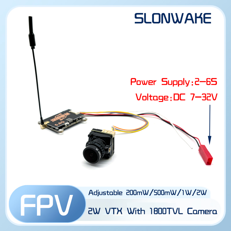 SLONWAKE 5.8G 56CH 2W передатч – обзор и цена Fpv Drone Frame