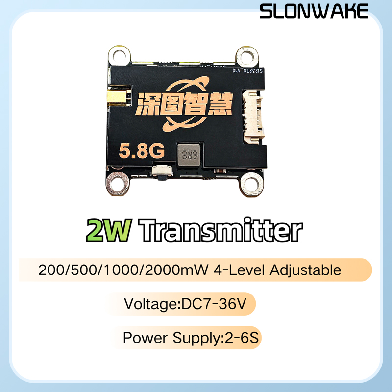 SLONWAKE 5.8G 56CH 2W передатч – обзор и цена Fpv Drone Frame