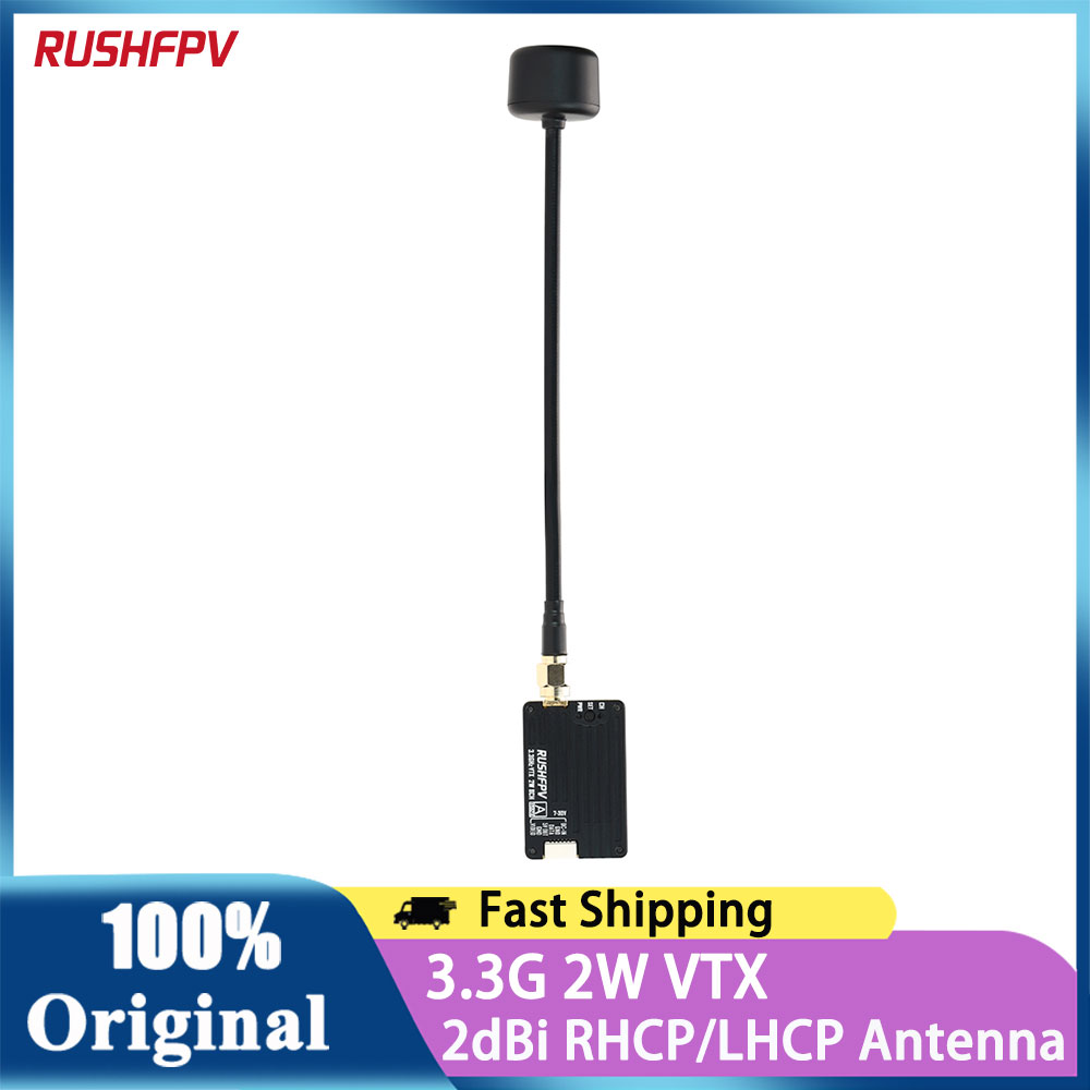 RUSHFPV 3,3G 2W VTX видеоперед – обзор и цена Fpv Drone Antenna